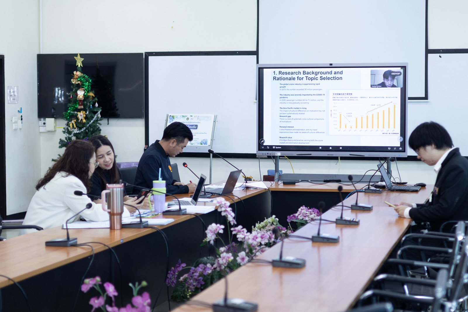 IST SRU Organizes Thesis Proposal Defense for Master’s Students, Highlighting Research Standards in Tourism