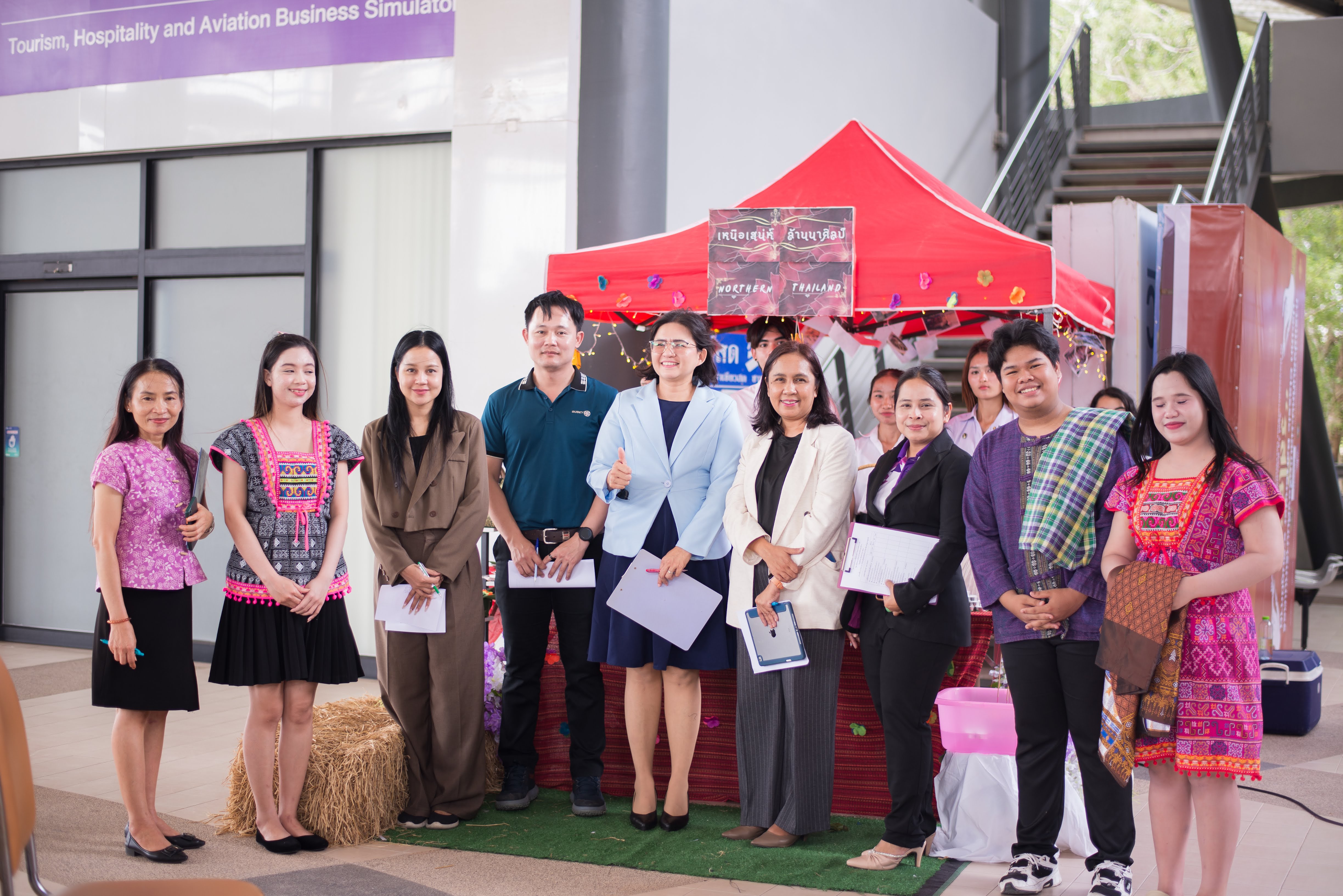 Thai Cultural and Local Wisdom Exhibition of the Four Regions by IST Students, Suratthani Rajabhat University