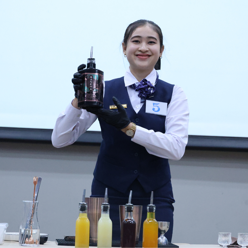 First Runner-Up Award in the Signature Cocktail Mixing Competition under the theme "Taste of South" at the SRU Academic Expo 2025