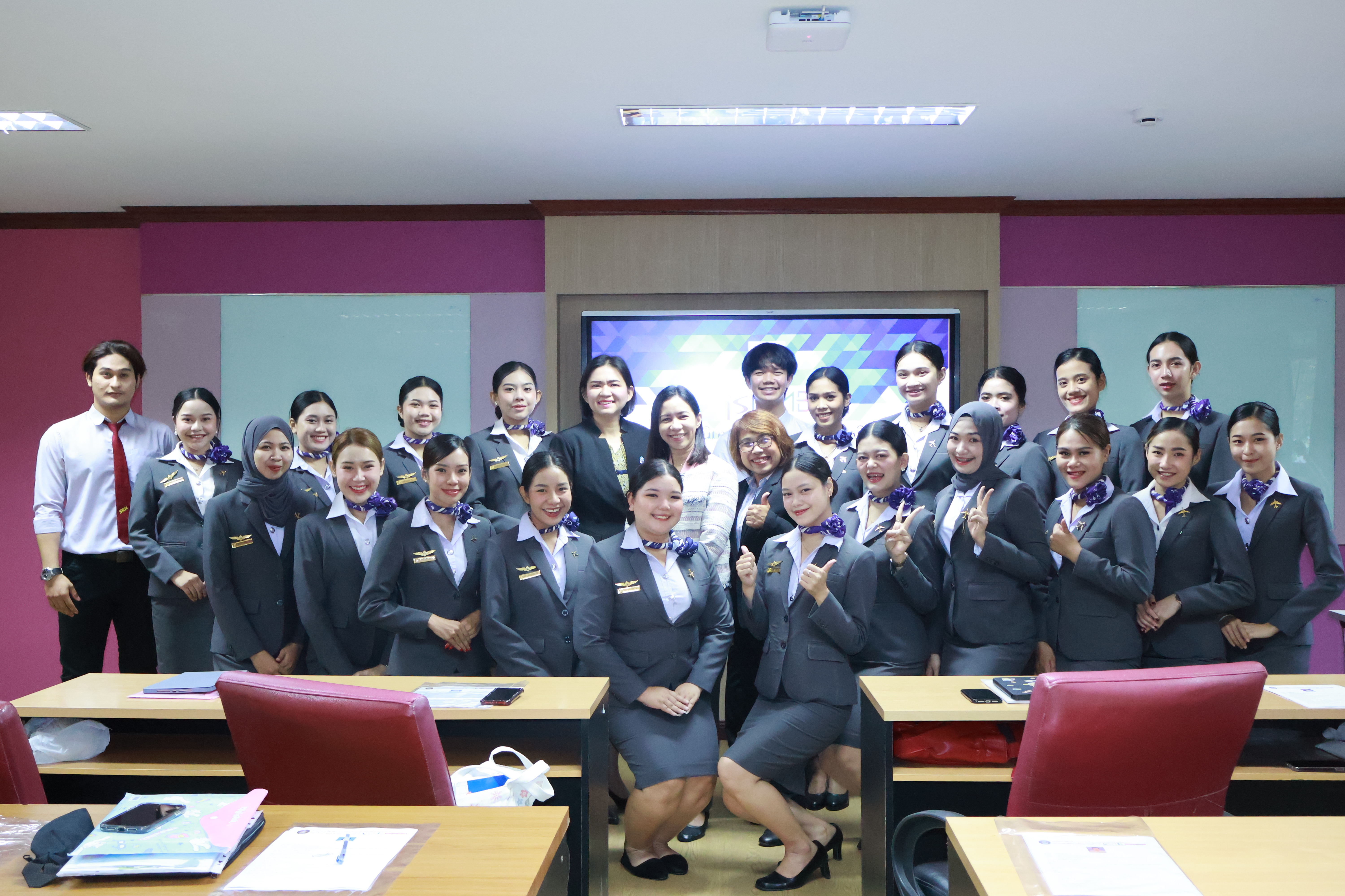 การปฐมนิเทศสหกิจศึกษาสำหรับนักศึกษาชั้นปีที่ 4 สาขาวิชาธุรกิจการบิน