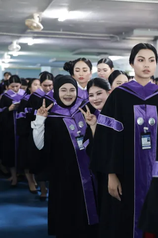 ประมวลภาพบรรยากาศพิธีซ้อมพระราชทานปริญญาบัตร ประจำปี พ.ศ. 2569