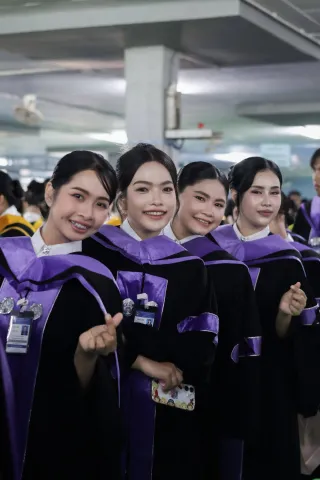 ประมวลภาพบรรยากาศพิธีซ้อมพระราชทานปริญญาบัตร ประจำปี พ.ศ. 2569