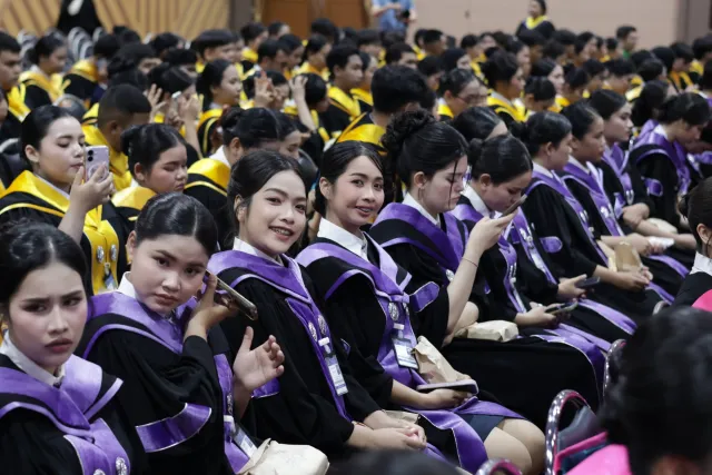 ประมวลภาพบรรยากาศพิธีซ้อมพระราชทานปริญญาบัตร ประจำปี พ.ศ. 2569