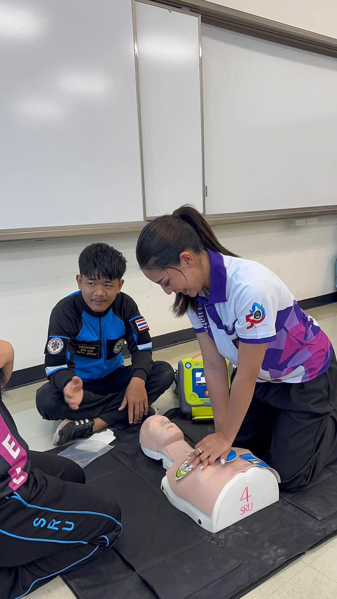 เพราะทุกวินาทีมีค่า! นักศึกษา IST มรส. ร่วมอบรมทักษะชีวิต CPR & AED