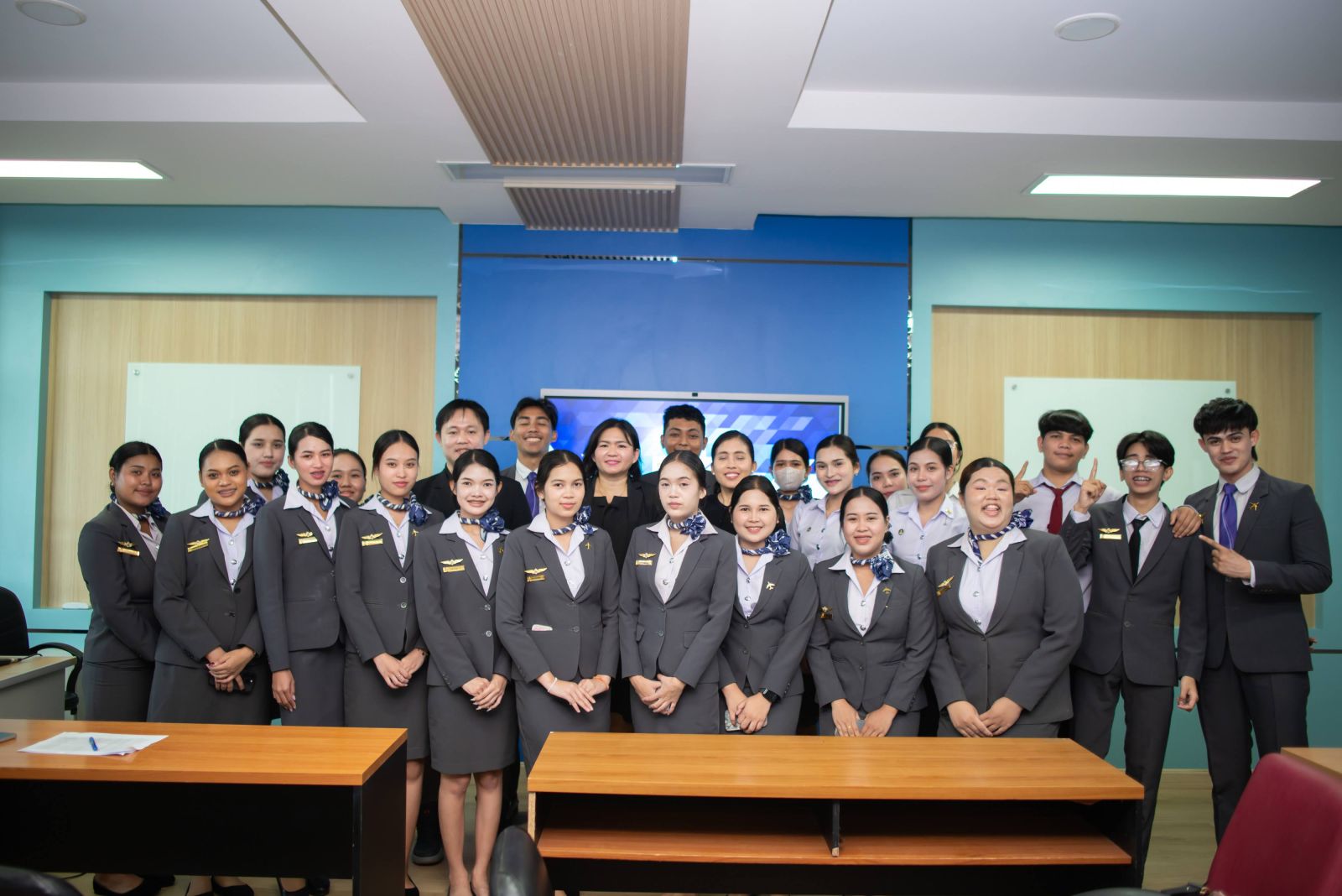 Fourth-Year Aviation Business Students Attend Pre-Cooperative Education Orientation
