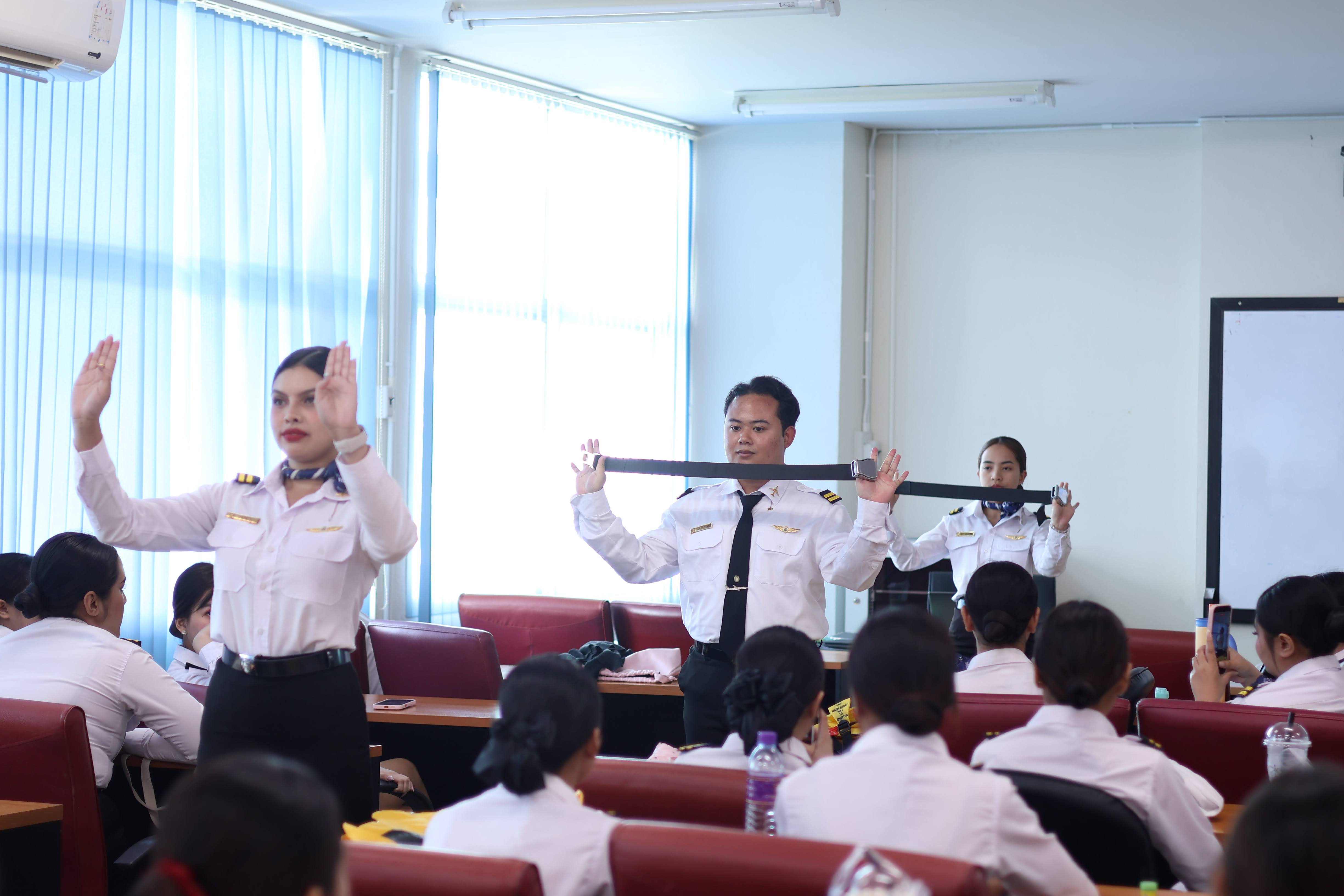 เสริมทักษะความปลอดภัย ยกระดับการบริการ โครงการการจัดการความปลอดภัยและการบริการอย่างมืออาชีพในธุรกิจการบิน