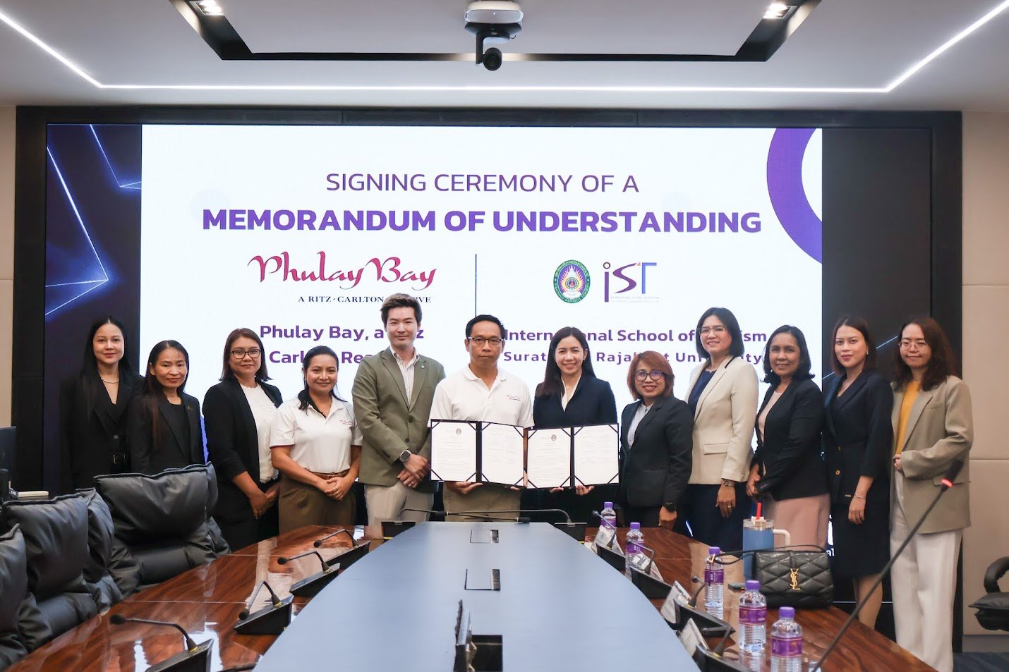 IST Strengthens Partnership with Phulay Bay, a Ritz-Carlton Reserve, to Elevate Students toward International Hospitality Standards